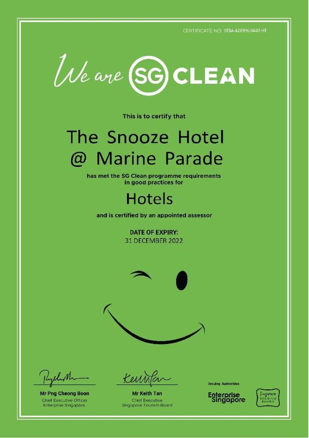 The Snooze Hotel Marine Parade Singapura Exterior foto
